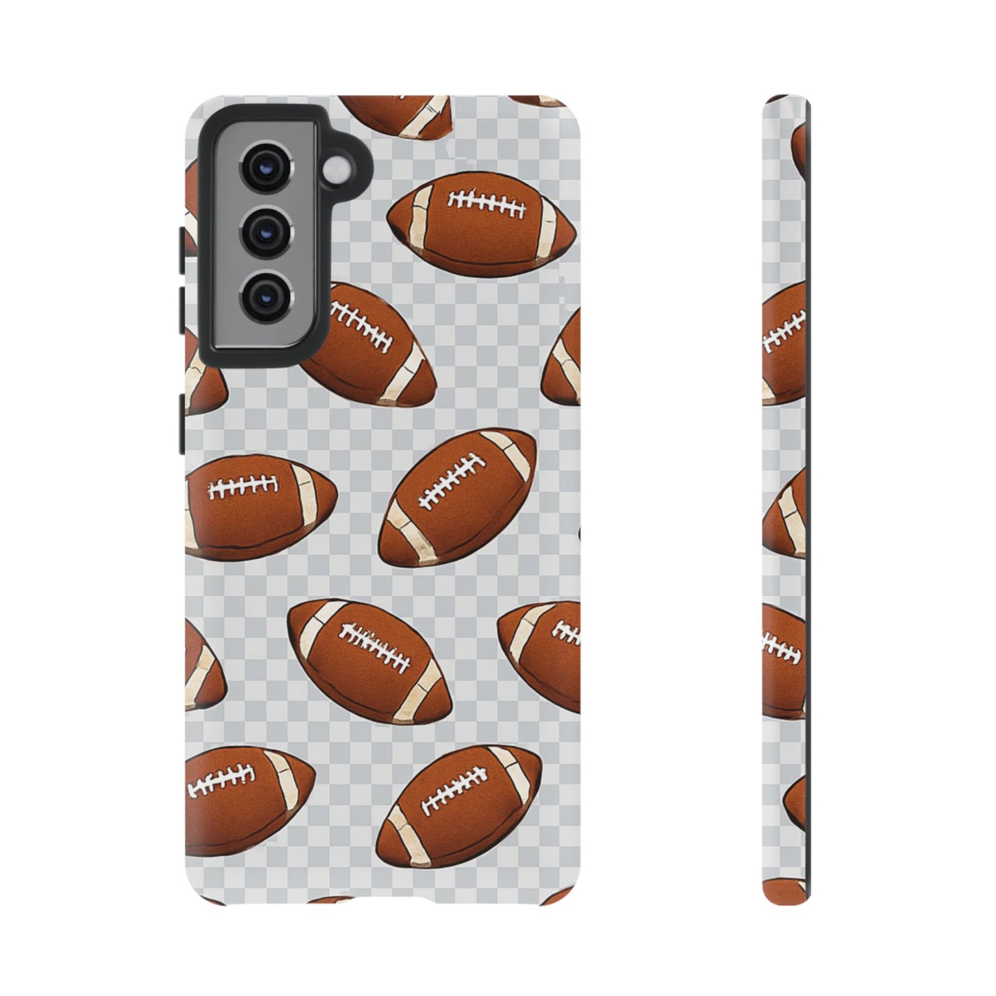 Football Phone Case, Tough Cases for Sports Fans, Unique Gift for Football Lovers, Protective Decor, Athletic Accessories
