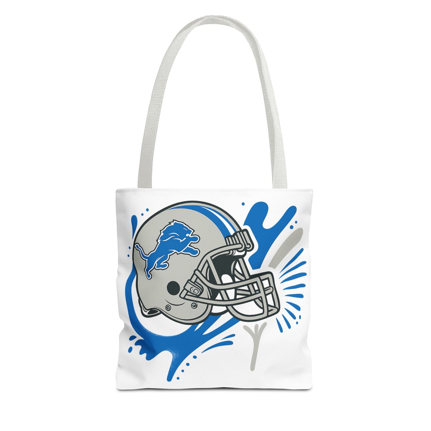 Sporty Tote Bag, Floral Football Tote, Game Day Bag, NFL Team Spirit Bag, Birthday Gift for Sports Fans, Everyday Use Bag