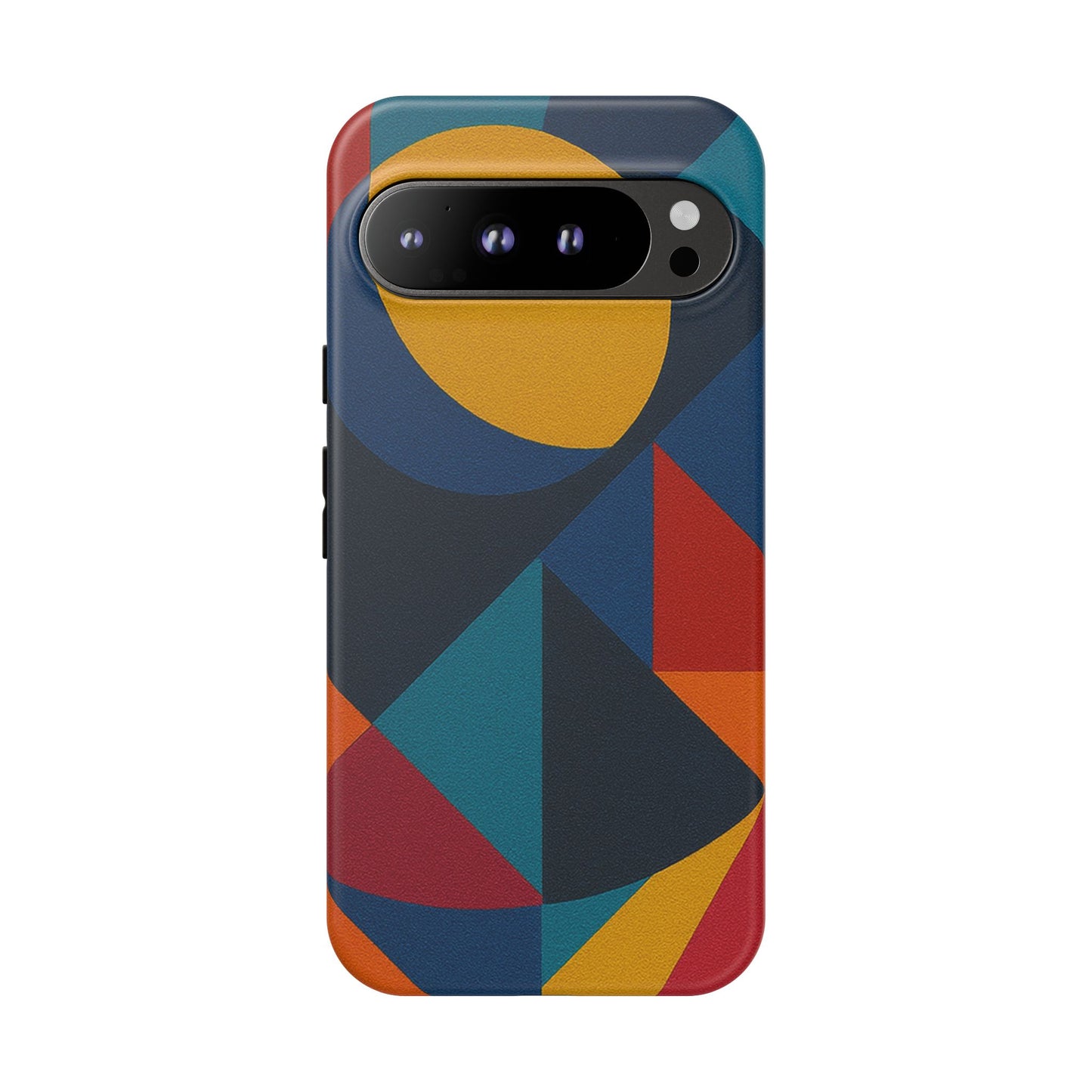 Vibrant Phone Case, Colorful Phone Cover, Geometric Design, Artistic Gift, Trendy Accessory, Vibrant Colors, Unique Design