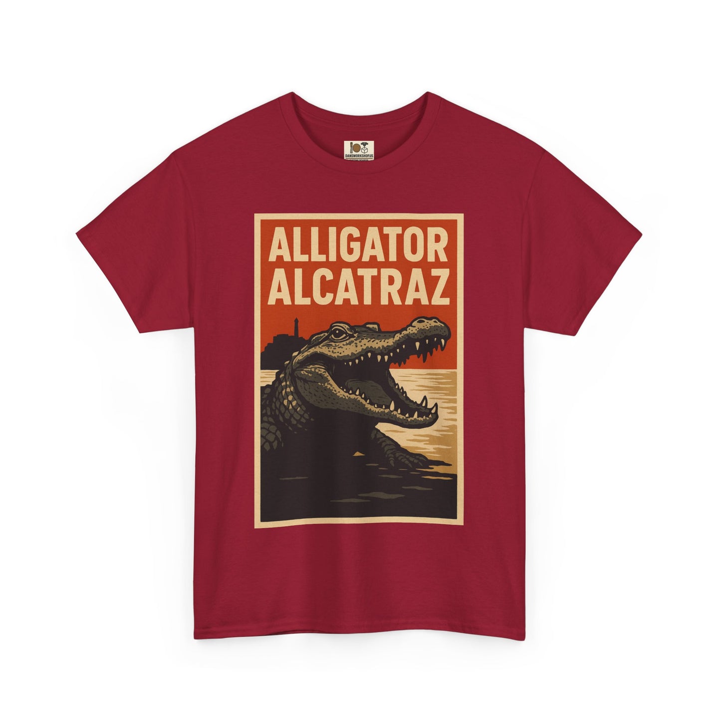 Alligator Alcatraz Graphic Tee - Fun Wildlife Shirt, Gift for Nature Lovers, Unisex Casual Top, Adventure Enthusiasts, Unique Travel [...]