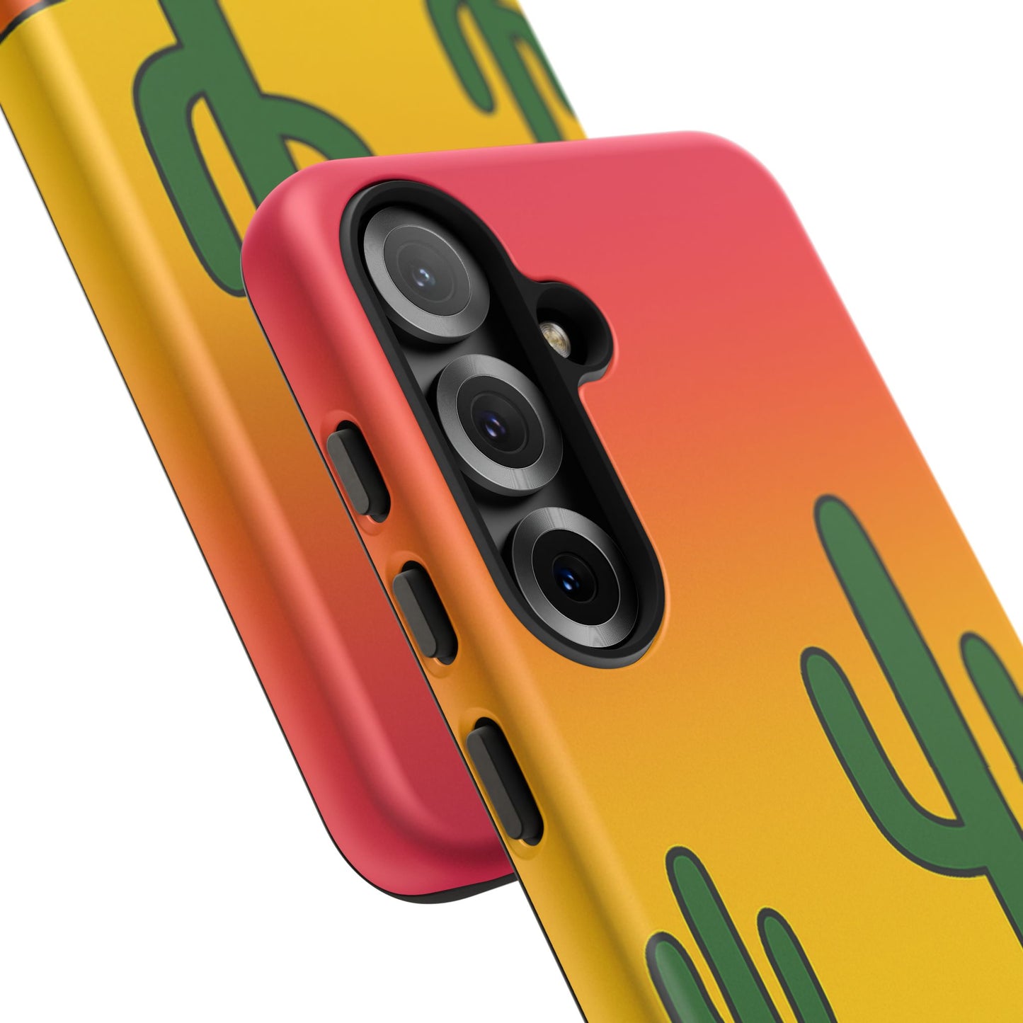 Desert Vibes Phone Case, Tough Cases, Cactus Design, Colorful Phone Cover, Summer Aesthetic, Unique Gift Idea