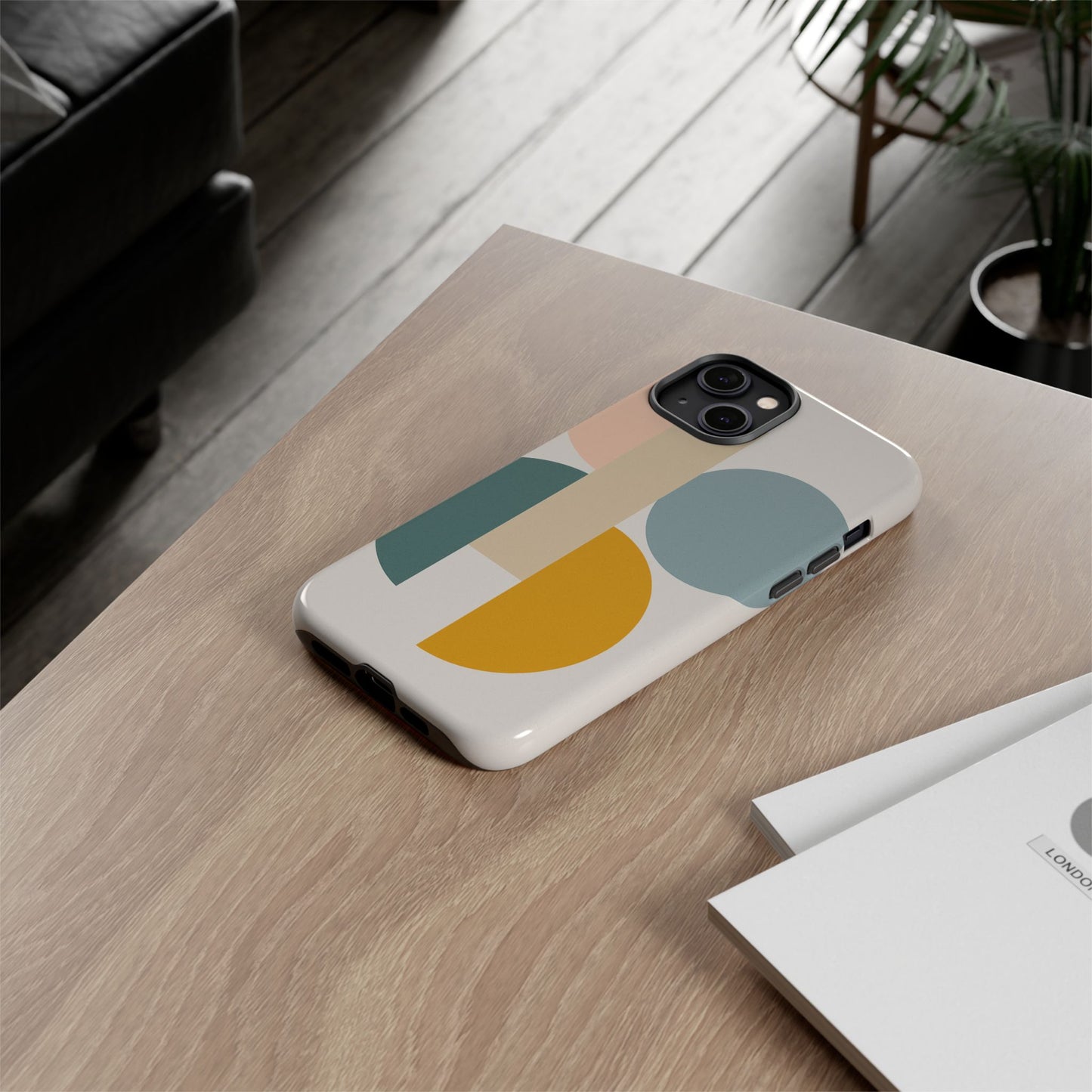 Minimalist Geometric Phone Case, Stylish Protective Cover for Phones, Modern Design, Gift for Him/Her, Trendy Tech Accessory