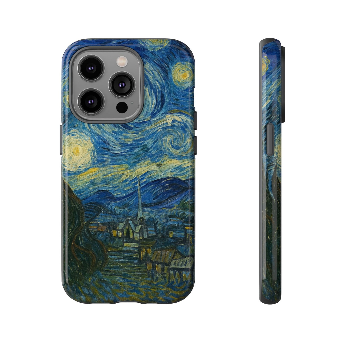 Starry Night Phone Case, Artistic Cell Phone Cover, Gift for Art Lovers, Unique Phone Accessory, Birthday Gift for Him/Her, Tough Cases