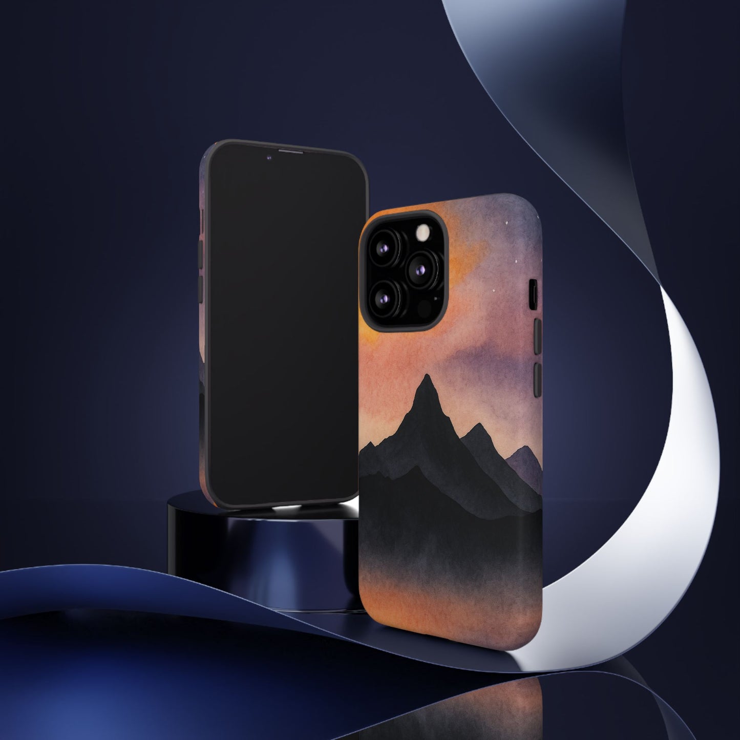 Mountain Sunset Phone Case, Nature Lover's Gift, Adventure Phone Cover, Unique Cellphone Accessories, Outdoor Enthusiast Decor