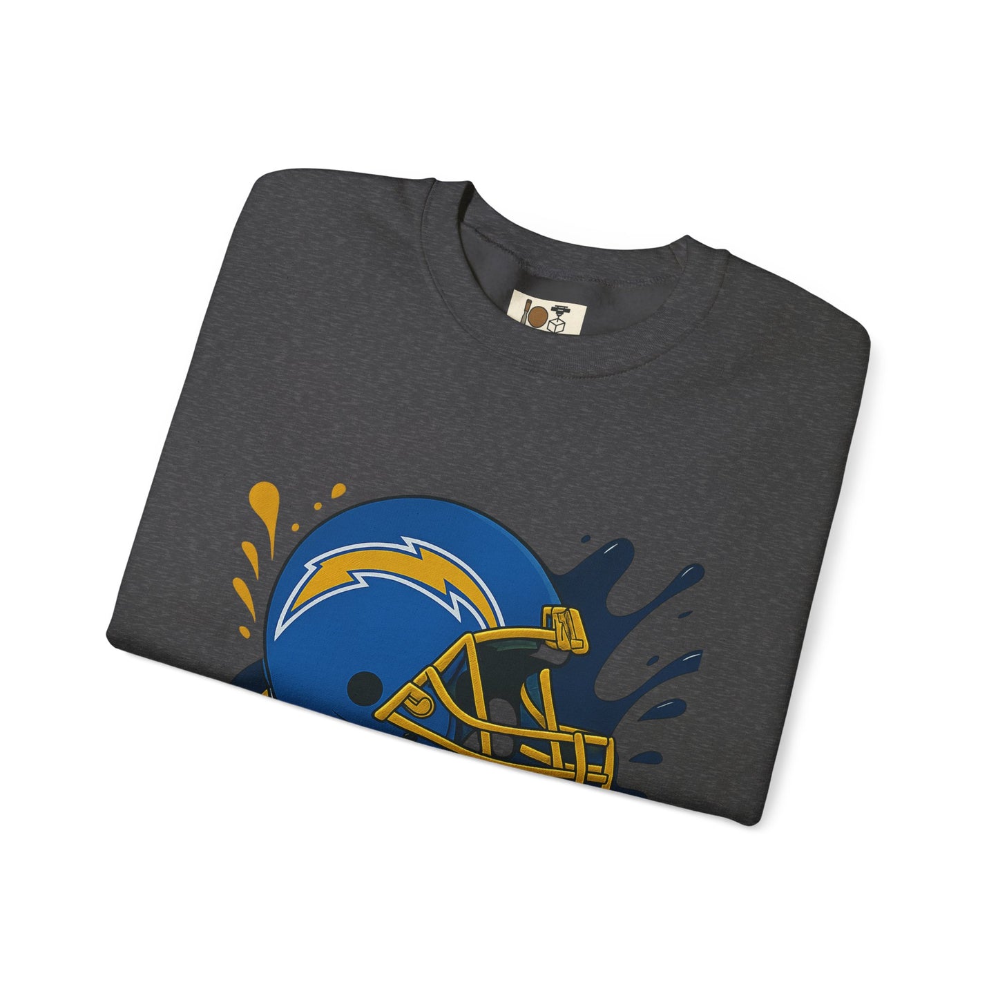 Sporty Splash Crewneck Sweatshirt - Football Lover Gift, Unisex Casual Wear, Game Day Attire, Cozy Sweatshirt, Fall Fashion
