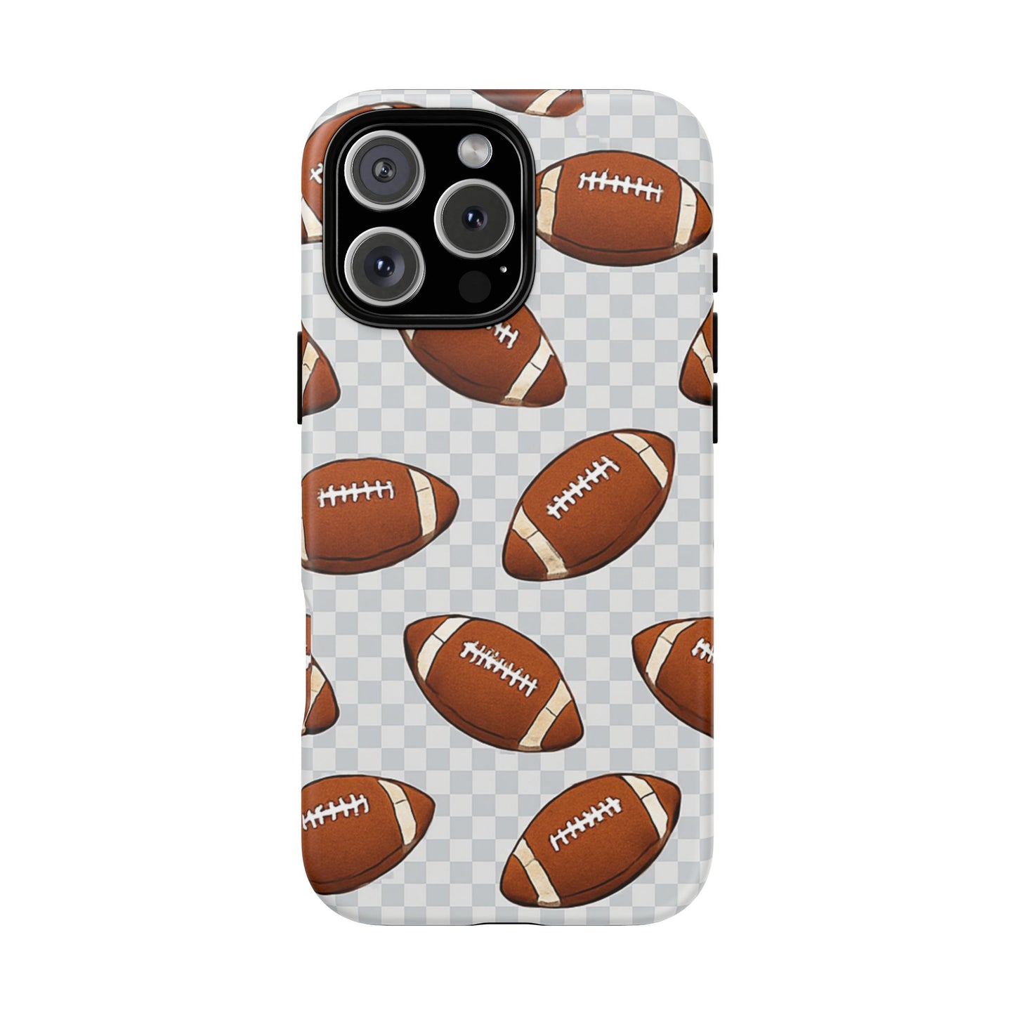 Football Phone Case, Tough Cases for Sports Fans, Unique Gift for Football Lovers, Protective Decor, Athletic Accessories