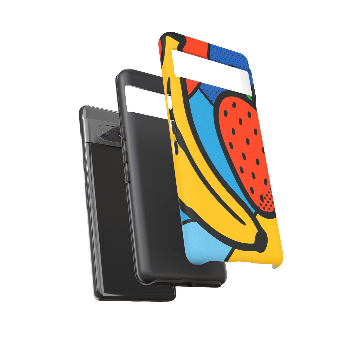 Colorful Fruit Phone Case - Tough Cases - Fun, Vibrant, Unique, Gifts for Friends, Summer Accessories, Trendy Phone Protector