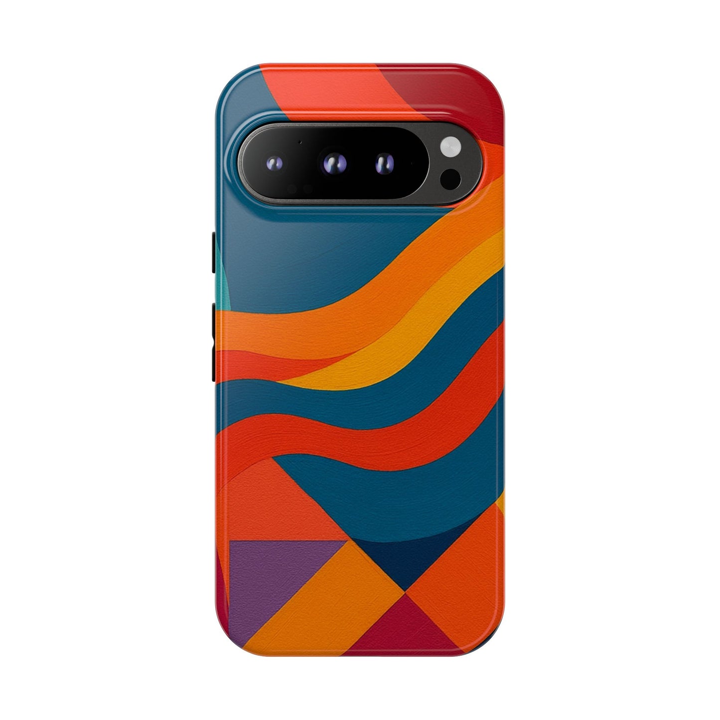 Vibrant Phone Case, Abstract Design Cover, Tough Cases for All Occasions, Stylish Gift for Tech Lovers, Modern Phone Accessories