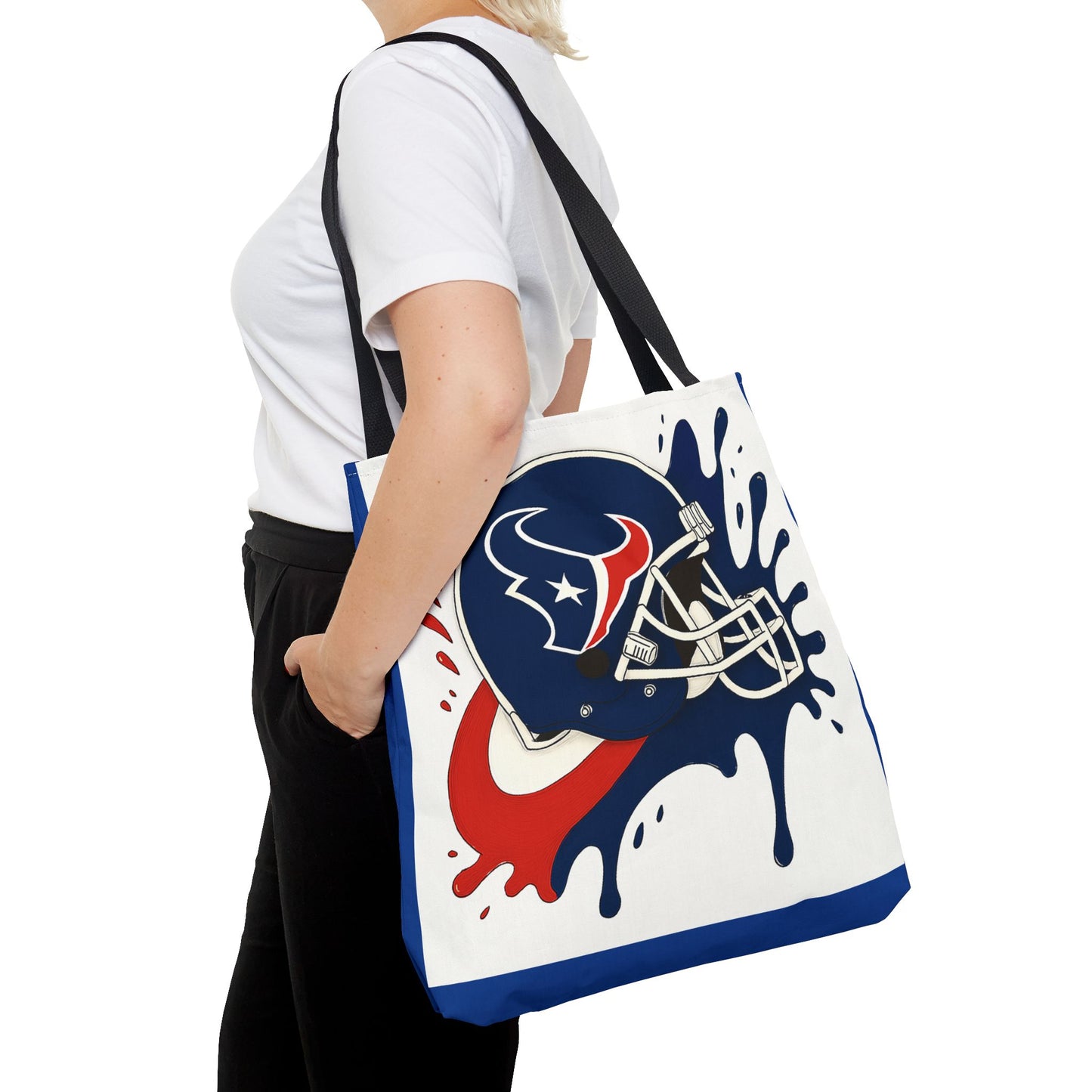 Football Splash Design Tote Bag, Sports Fan Bag, Game Day Accessory, NFL Tote, Casual Gym Bag, Carry-All for Sports Enthusiasts