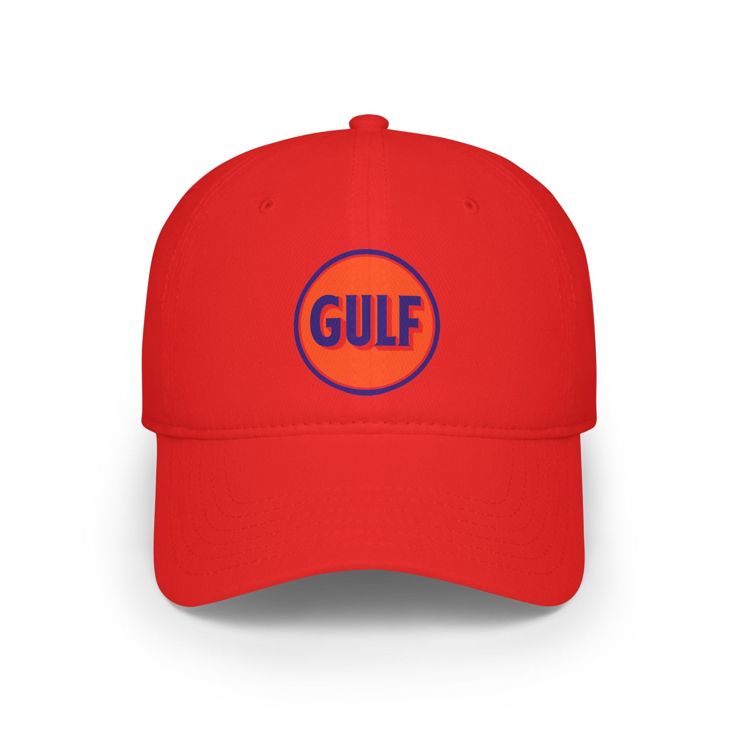 Gulf Low Profile Baseball Cap - Casual Outdoor Style, Perfect Gift for Sports Lovers, Adjustable Summer Hat, Trendy and Comfortable Headwear
