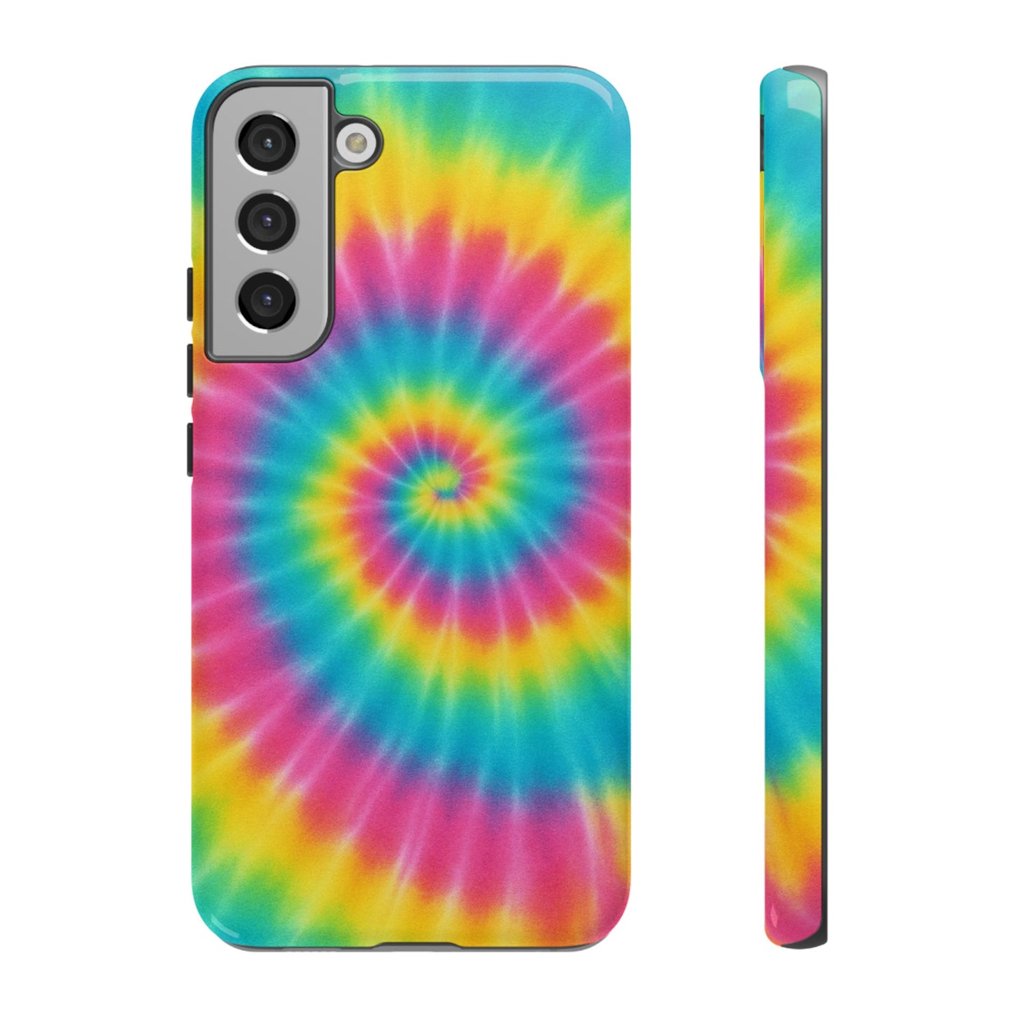 Colorful Tie-Dye Phone Case, Vibrant Phone Cover, Boho Style Accessory, Gift for Teens, Trendy Phone Accessories