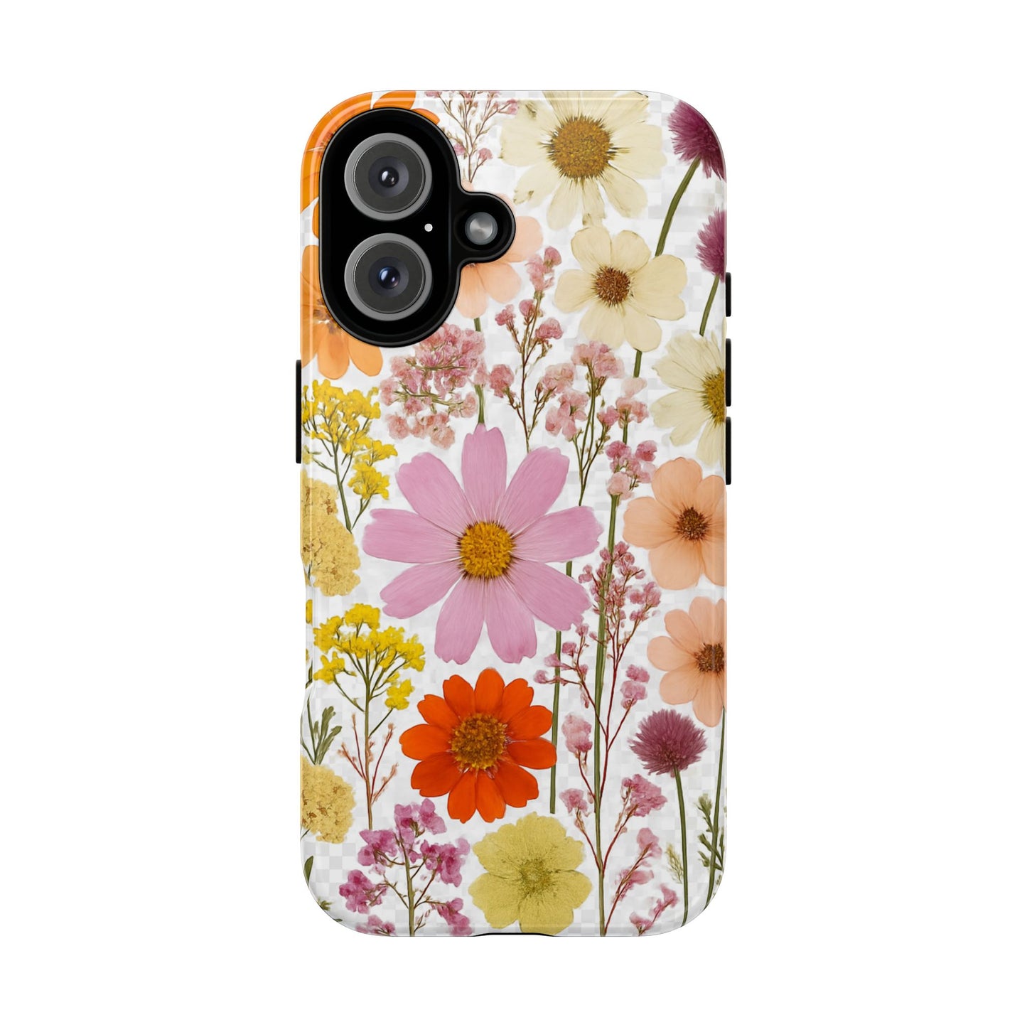 Floral Phone Case - Tough Cases, Stylish Protective Cover, Flower Design, Trendy Gift, Nature Lover Accessory, DRIED FLOWERS