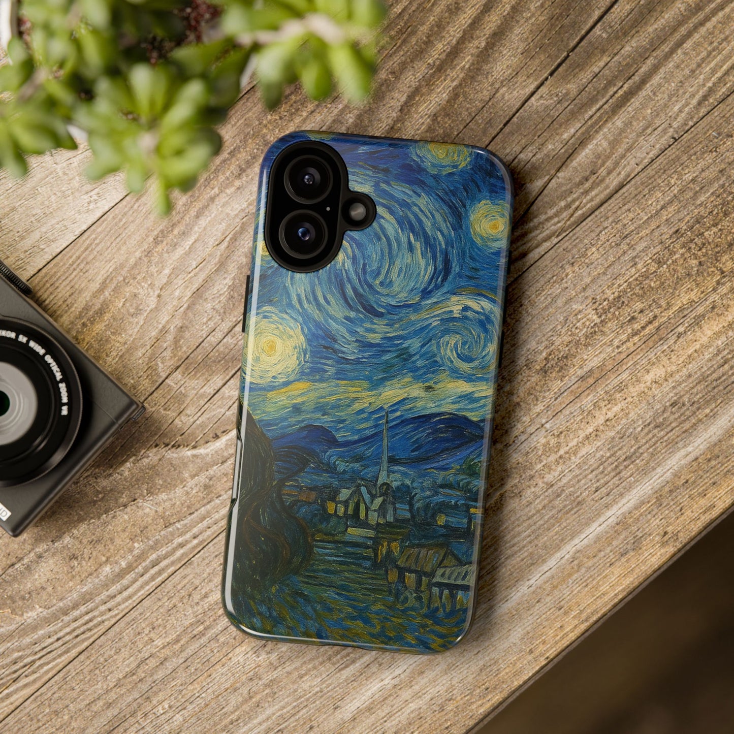 Starry Night Phone Case, Artistic Cell Phone Cover, Gift for Art Lovers, Unique Phone Accessory, Birthday Gift for Him/Her, Tough Cases