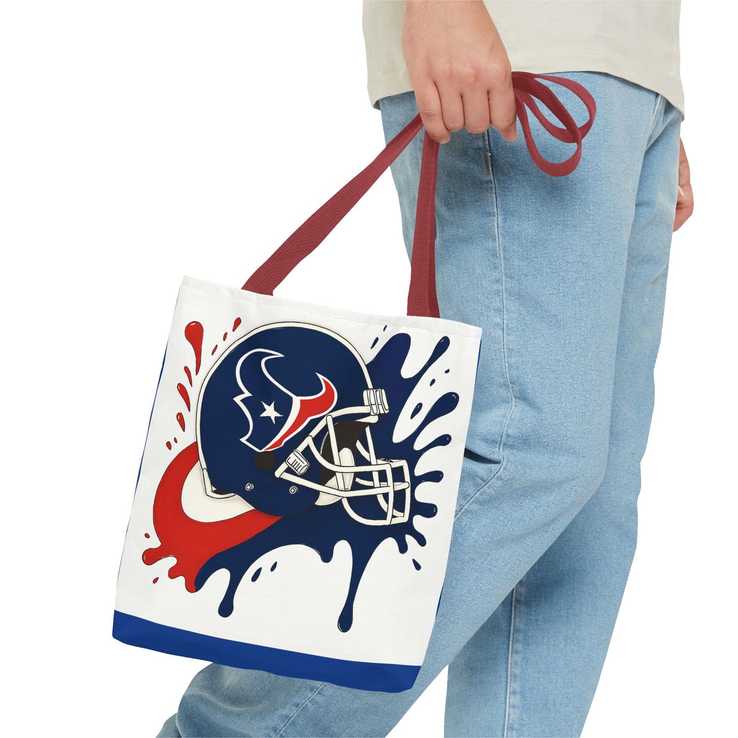 Football Splash Design Tote Bag, Sports Fan Bag, Game Day Accessory, NFL Tote, Casual Gym Bag, Carry-All for Sports Enthusiasts