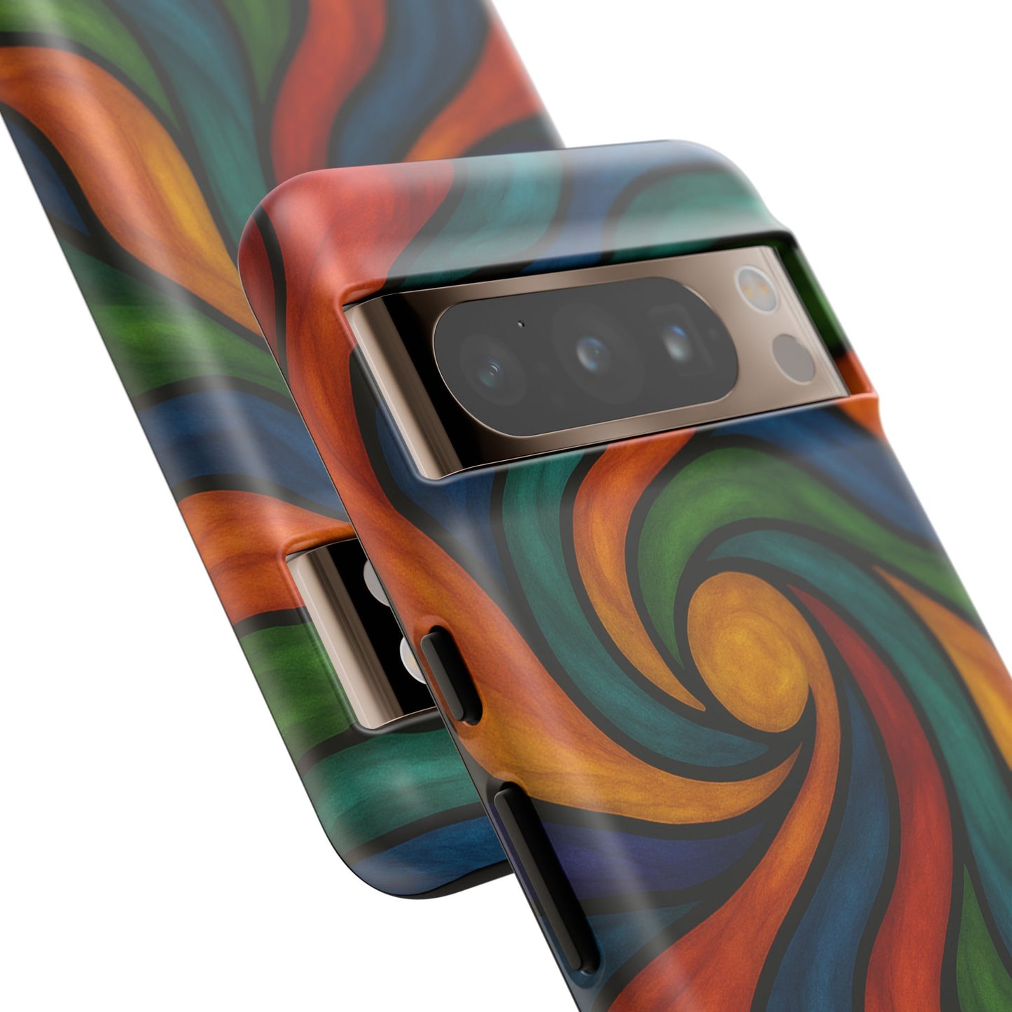 Colorful Swirl Phone Case | Tough Cases, Vibrant Design, Gift for Art Lovers, Funky Case, Unique Phone Accessories