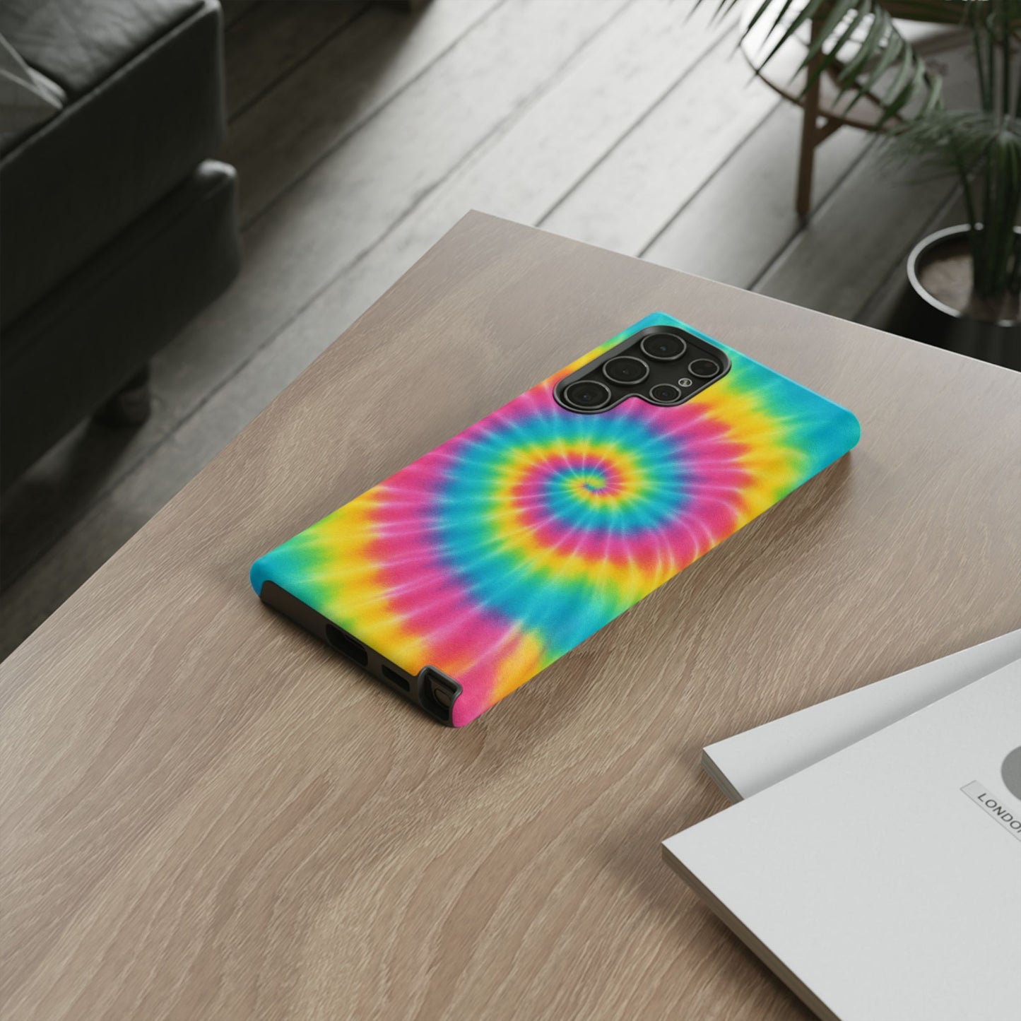 Colorful Tie-Dye Phone Case, Vibrant Phone Cover, Boho Style Accessory, Gift for Teens, Trendy Phone Accessories