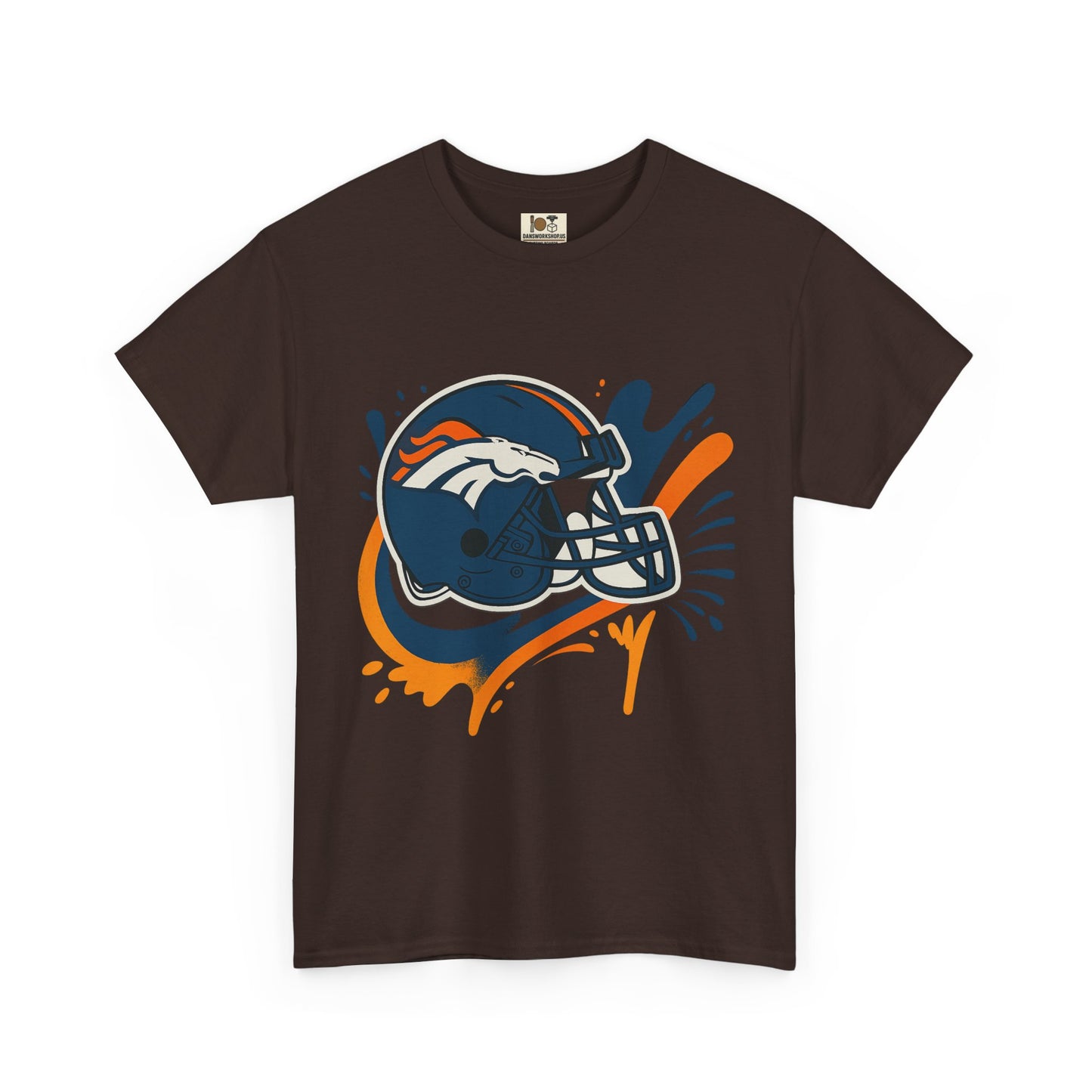 Denver Broncos Heavy Cotton Tee, Sports Team Shirt, Game Day Apparel, Unisex T-Shirt, Football Fan Gift, Denver Merchandise