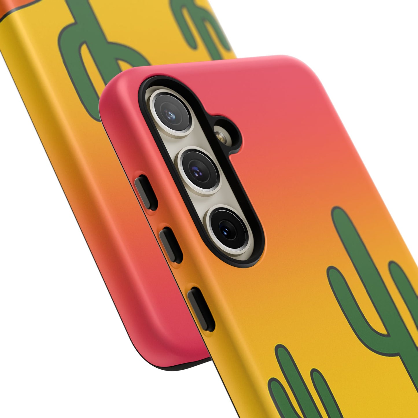Desert Vibes Phone Case, Tough Cases, Cactus Design, Colorful Phone Cover, Summer Aesthetic, Unique Gift Idea