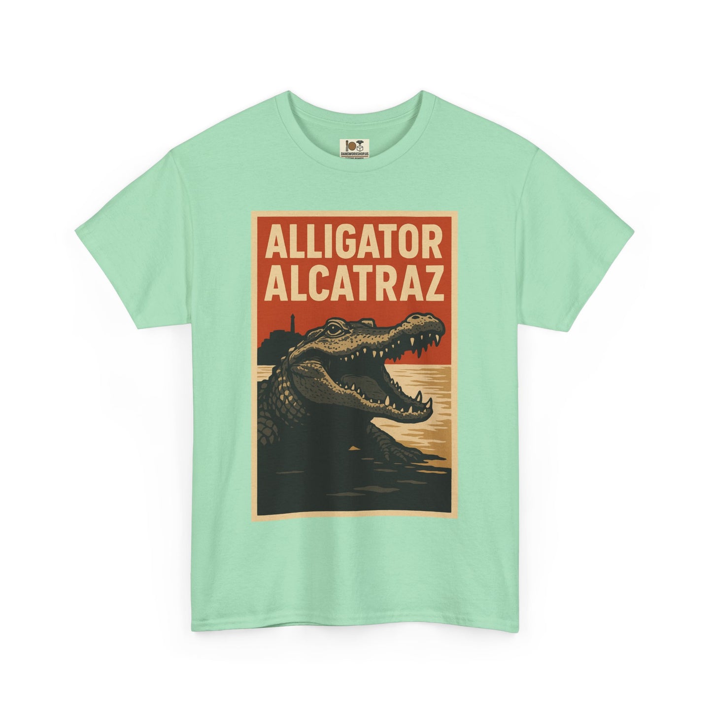 Alligator Alcatraz Graphic Tee - Fun Wildlife Shirt, Gift for Nature Lovers, Unisex Casual Top, Adventure Enthusiasts, Unique Travel [...]