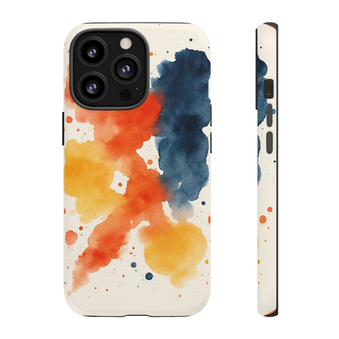 Watercolor Phone Case - Abstract Design, Tough Cases for Men & Women, Stylish Gift, Artistic Accessory for All Occasions