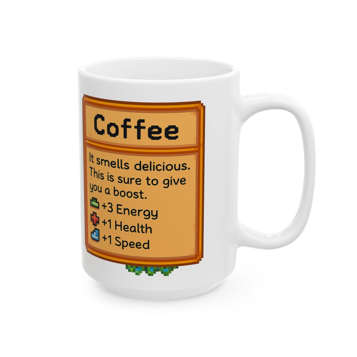 Cozy Game-Inspired Ceramic Mug, Perfect for Coffee Lovers, Gift for Gamers, Fun Kitchen Decor, Video Game Enthusiast Mug