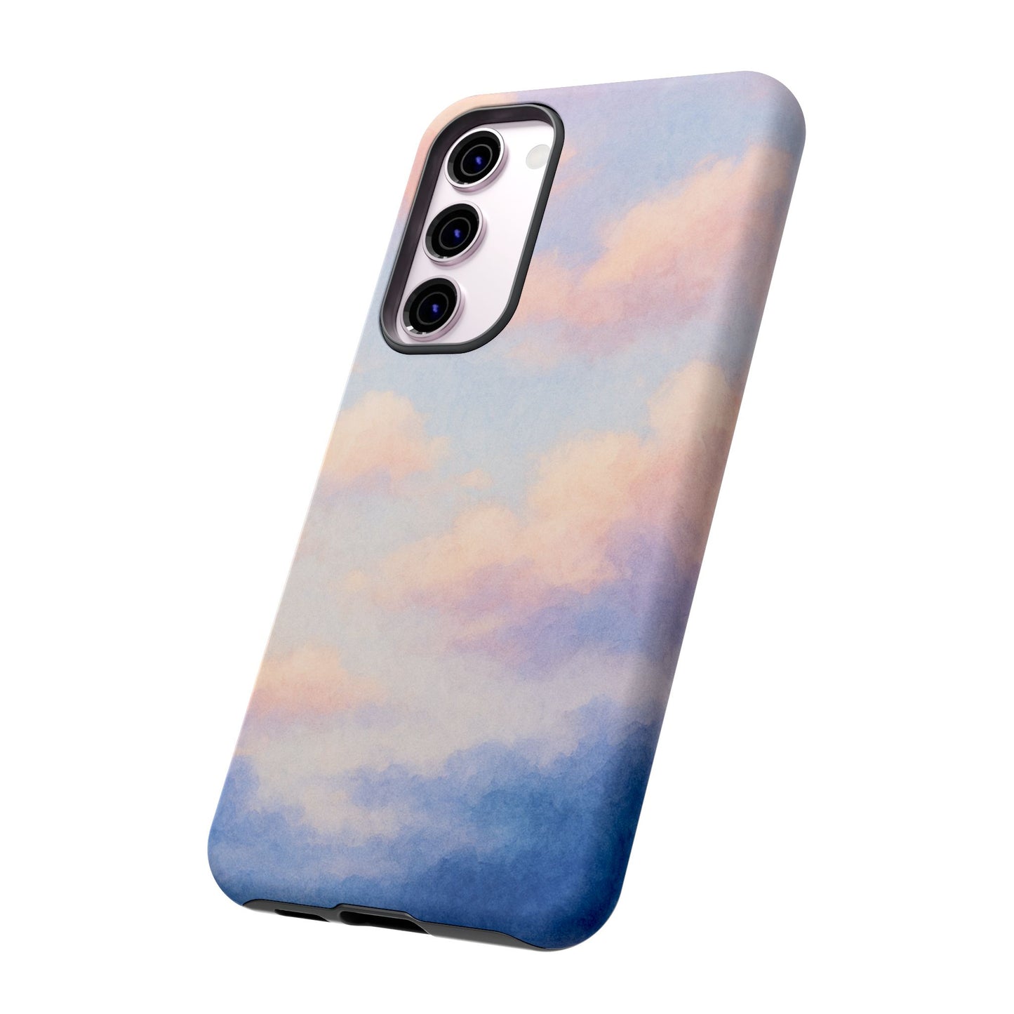 Sky Blue Cloud Phone Case, Tough Phone Cover, Aesthetic Cell Phone Accessory, Gift for Teen, Trendy Tech Protection