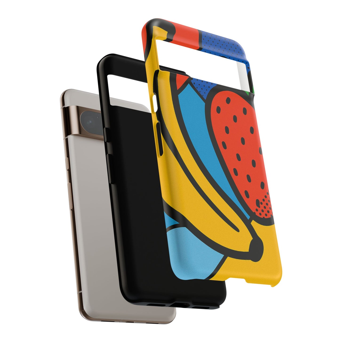 Colorful Fruit Phone Case - Tough Cases - Fun, Vibrant, Unique, Gifts for Friends, Summer Accessories, Trendy Phone Protector