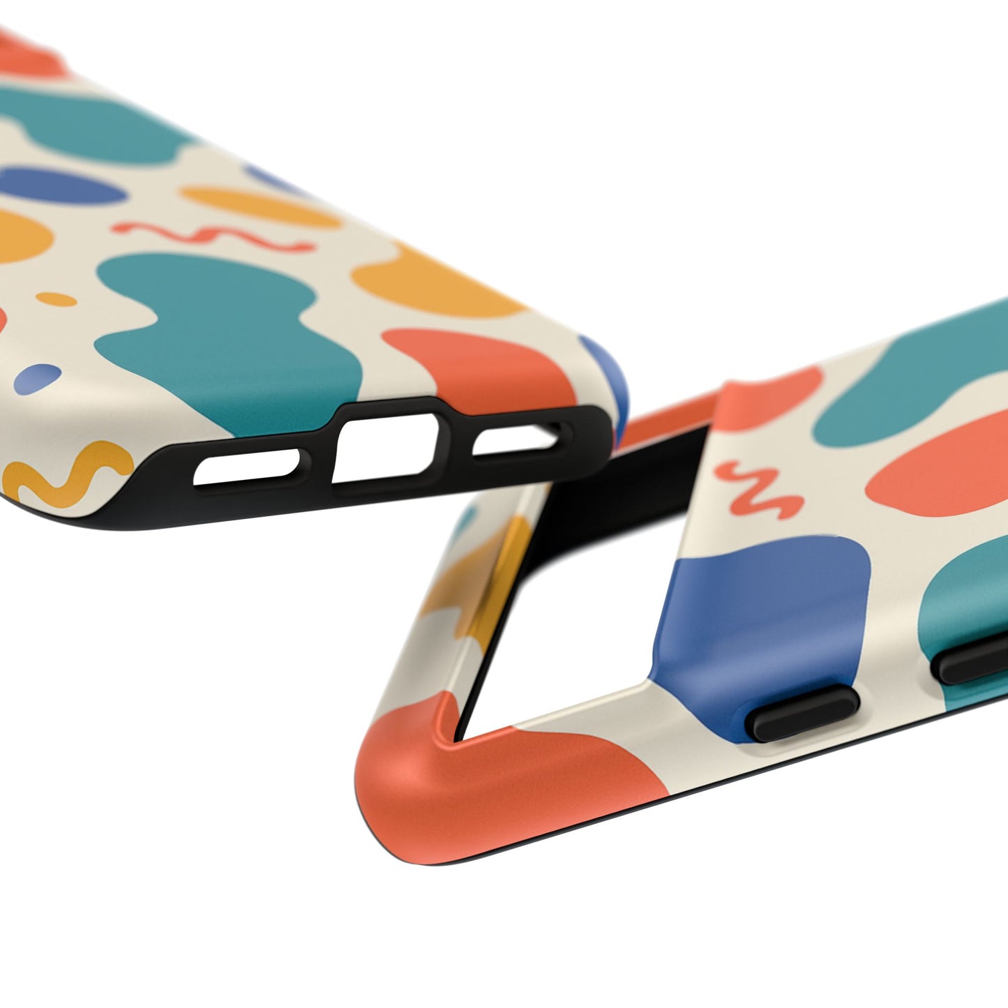 Colorful Phone Case with Abstract Design, Stylish Phone Cover, Trendy Tech Accessory for Her, Unique Gift Idea, Fun Patterned Case
