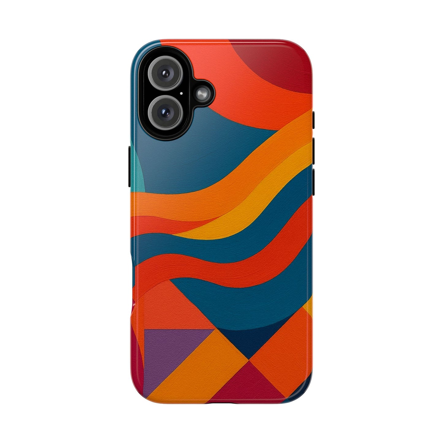 Vibrant Phone Case, Abstract Design Cover, Tough Cases for All Occasions, Stylish Gift for Tech Lovers, Modern Phone Accessories