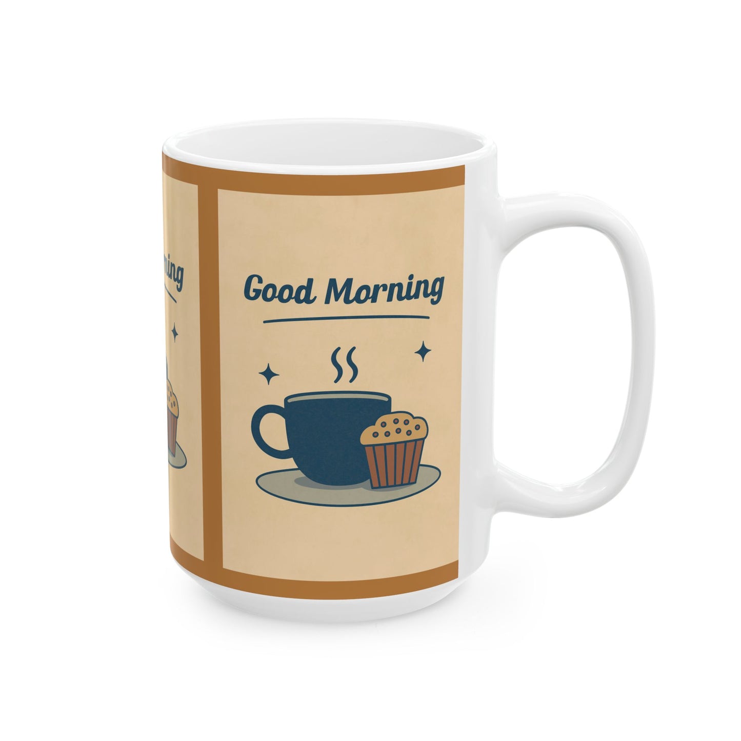 Good Morning Ceramic Mug, Coffee Lover Gift, Tea Mug, Breakfast Reminder, Cozy Kitchen Decor, Perfect for Birthdays, Anniversaries