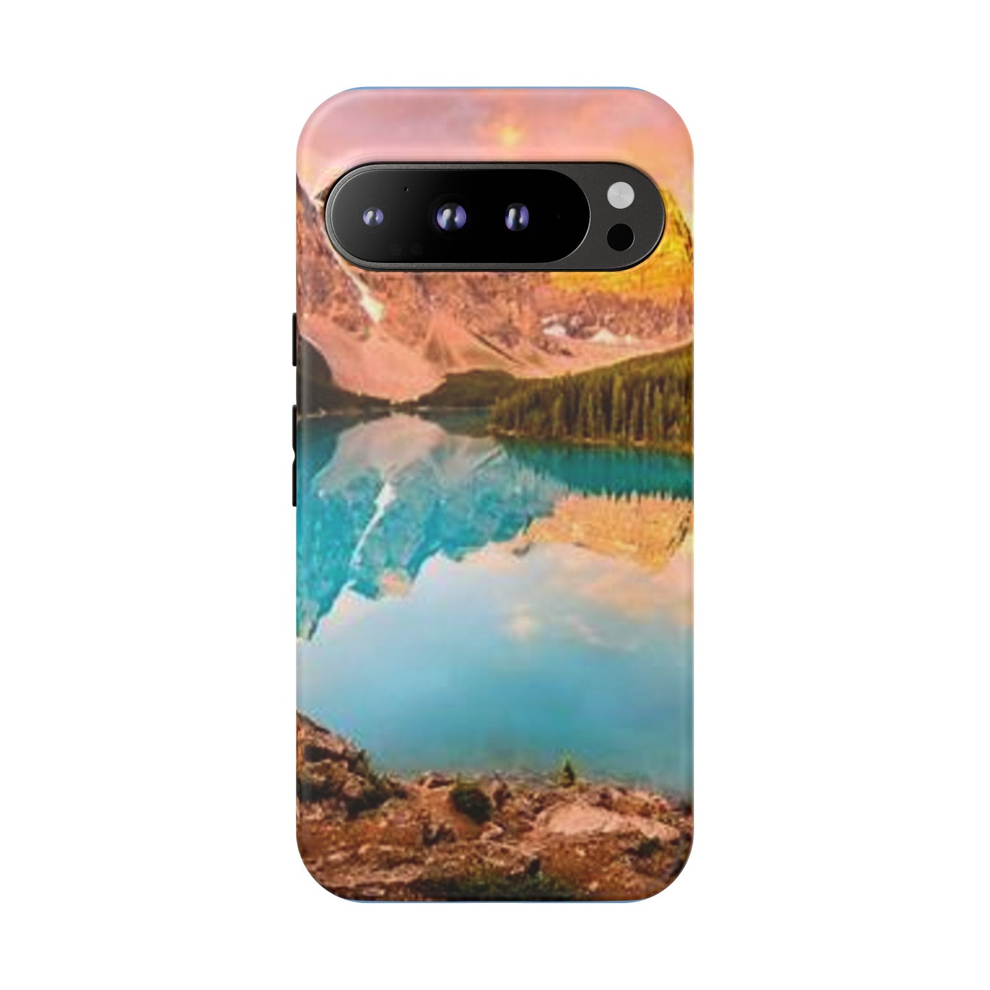 Nature-Inspired Phone Case with Mountain and Lake Design, Aesthetic Tough Cases for Outdoor Lovers, Phone Protection, Gift for Nature [...]