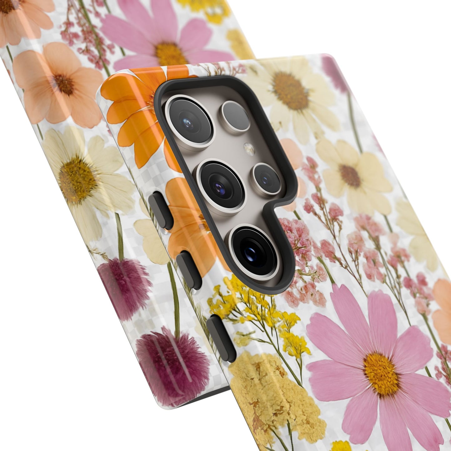 Floral Phone Case - Tough Cases, Stylish Protective Cover, Flower Design, Trendy Gift, Nature Lover Accessory, DRIED FLOWERS