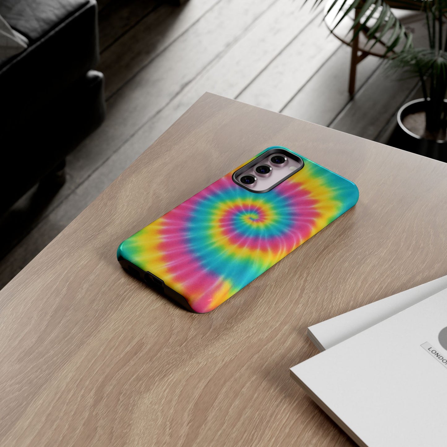 Colorful Tie-Dye Phone Case, Vibrant Phone Cover, Boho Style Accessory, Gift for Teens, Trendy Phone Accessories