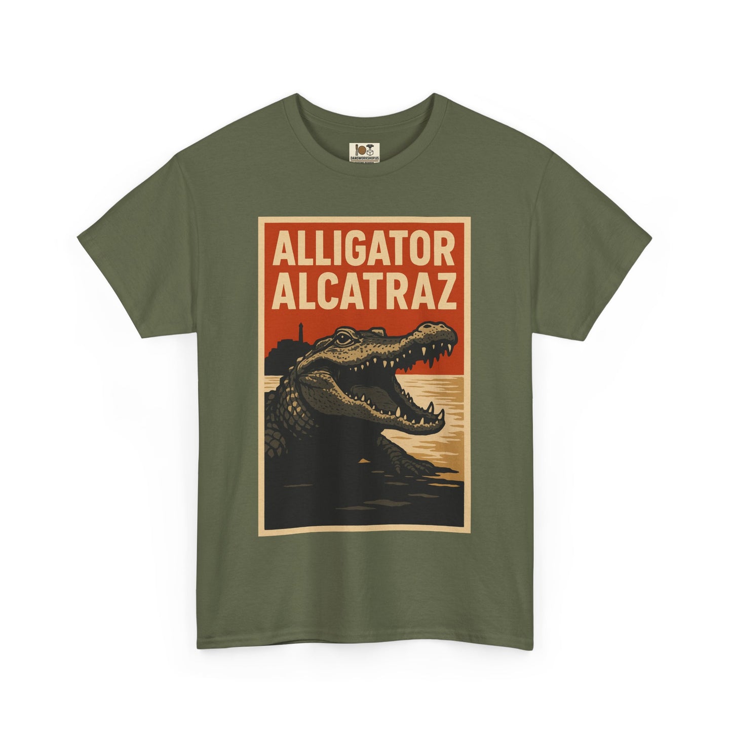 Alligator Alcatraz Graphic Tee - Fun Wildlife Shirt, Gift for Nature Lovers, Unisex Casual Top, Adventure Enthusiasts, Unique Travel [...]