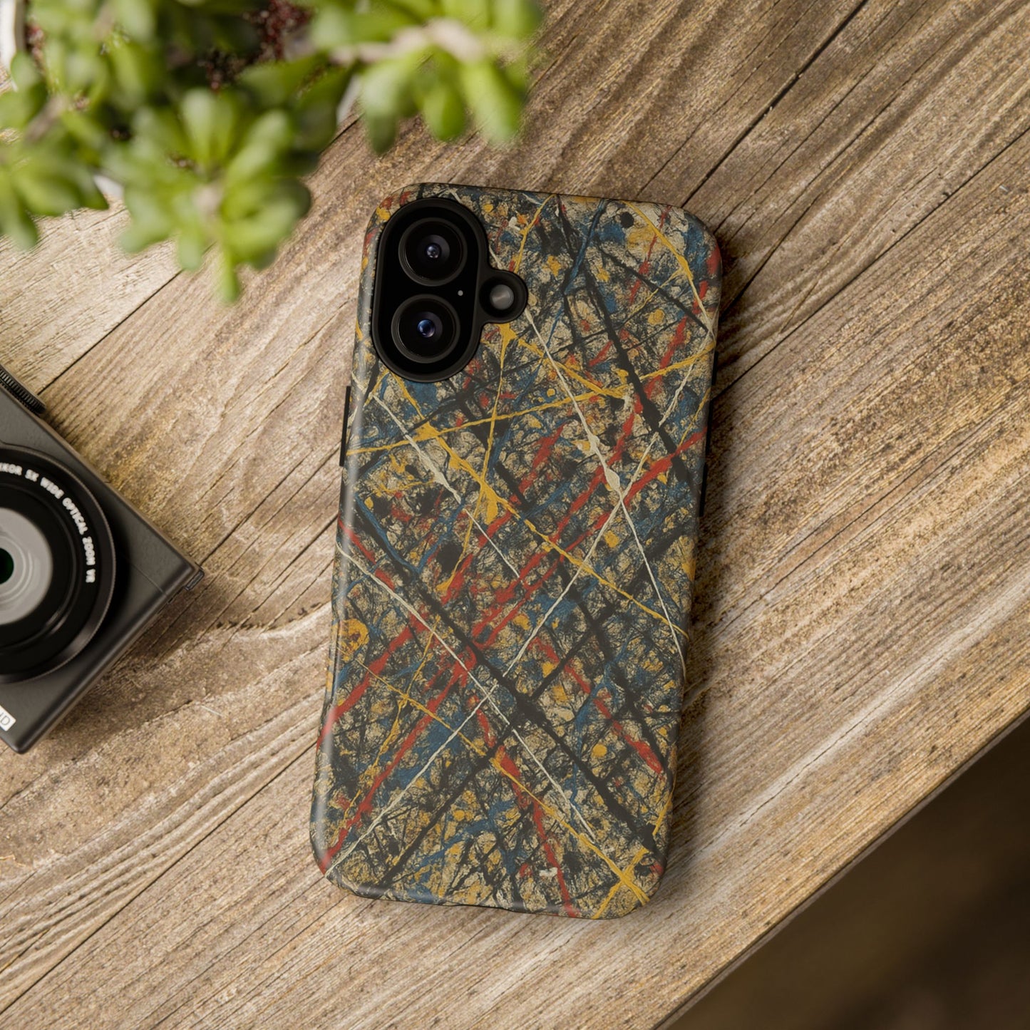 Tough Cases Phone Case - Bold Abstract Design, Stylish Mobile Cover, Unique Gift for Him/Her, Durable Accessory, Trendy Protection