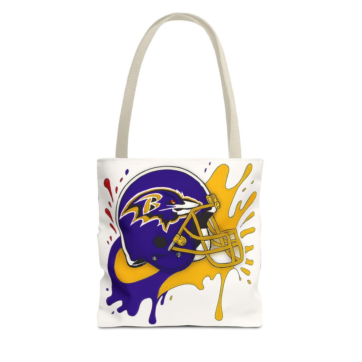 Bold Ravens-Inspired Tote Bag, Football Fan Gift, Sports Tote, Game Day Accessory, Team Spirit Bag, Unique Gift for Her