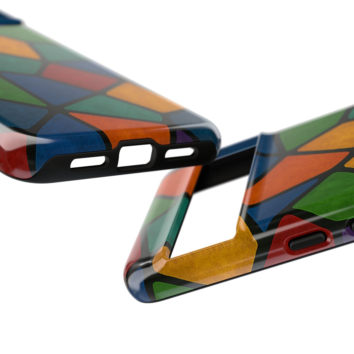 Colorful Mosaic Phone Case, Tough Cell Phone Cover, Vibrant Smartphone Protector, Unique Gift for Weddings, Birthday, Holidays