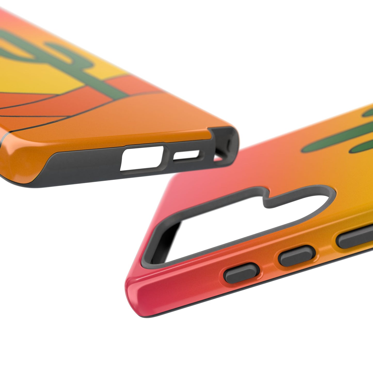Desert Vibes Phone Case, Tough Cases, Cactus Design, Colorful Phone Cover, Summer Aesthetic, Unique Gift Idea