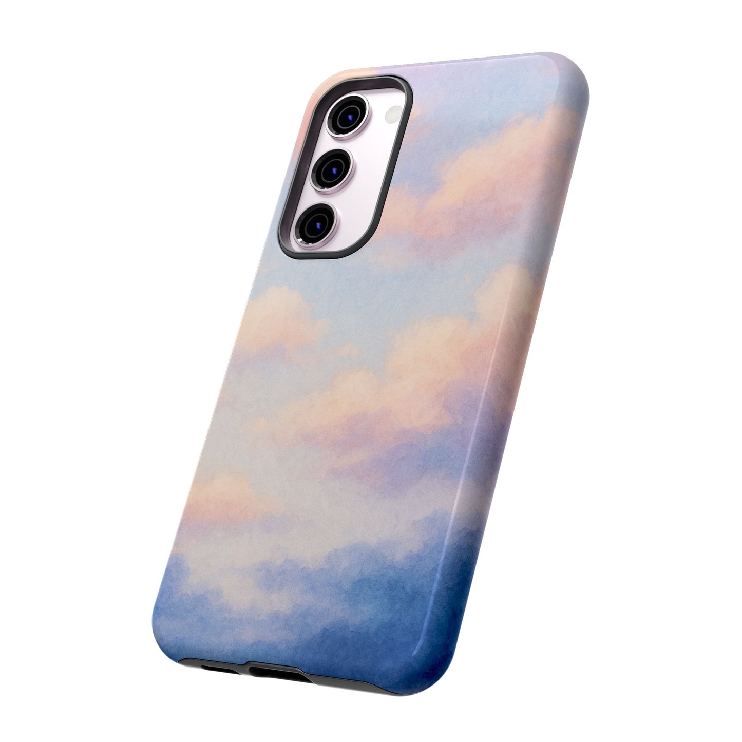 Sky Blue Cloud Phone Case, Tough Phone Cover, Aesthetic Cell Phone Accessory, Gift for Teen, Trendy Tech Protection