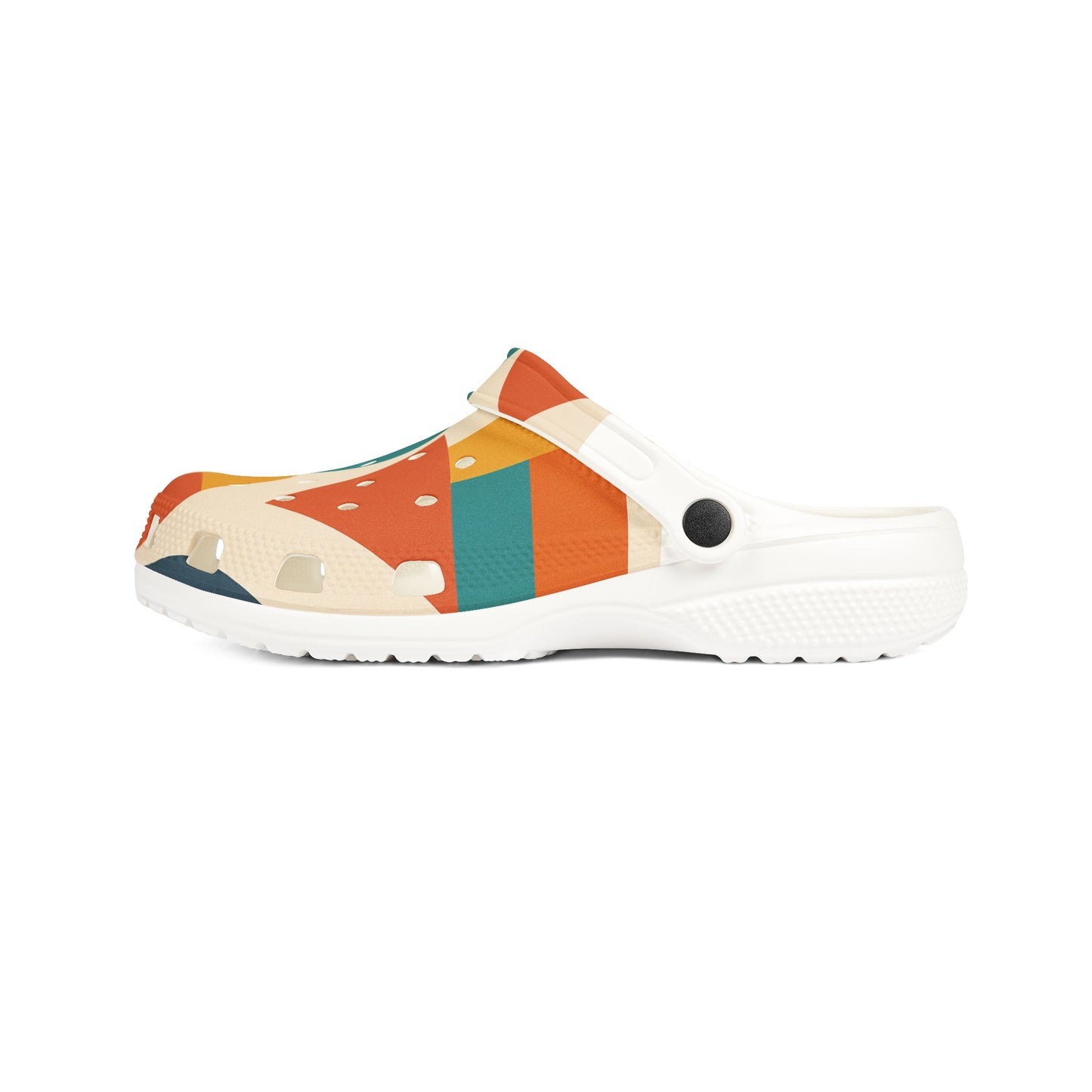 Stylish EVA Foam Rubber Clogs - Colorful AOP Design for Comfort & Fun, Perfect for Summer, Casual Outings, Garden Wear, Gift Ideas
