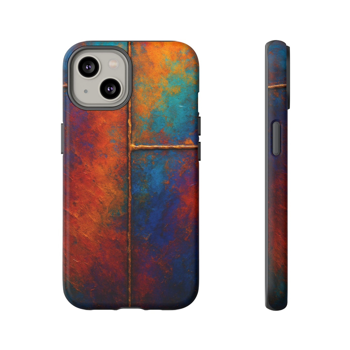Vibrant Phone Case, Colorful Tough Case Cover, Artistic Phone Protector, Unique Smartphone Accessories, Gift for Tech Lovers