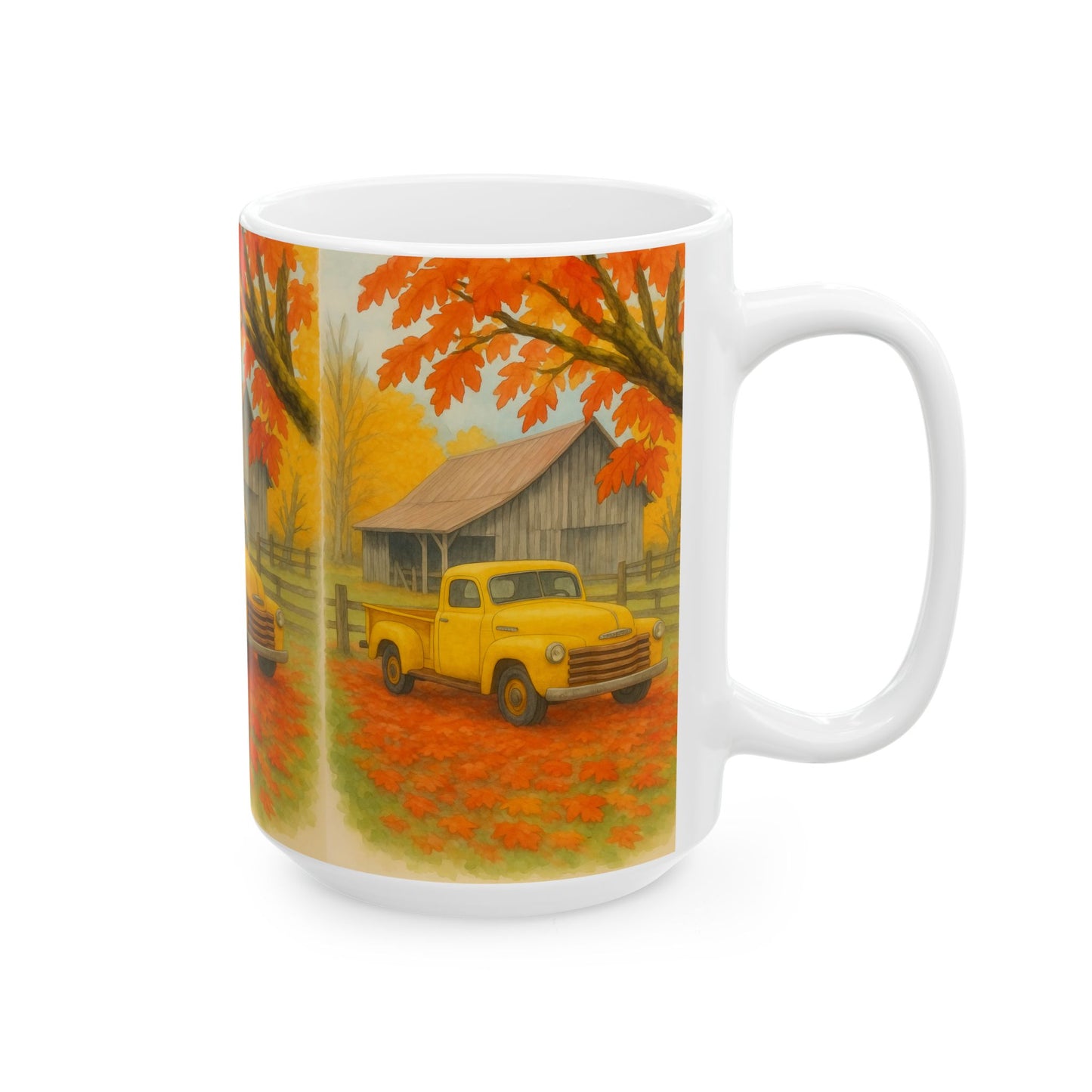 Autumn Farmhouse Ceramic Mug - Cozy Fall Decor, Gift for Coffee Lovers, [...]