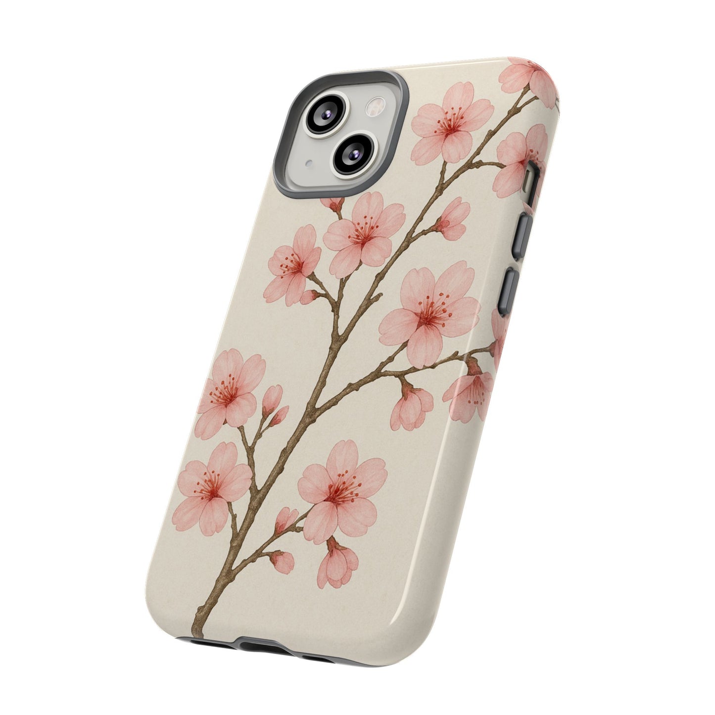 Cherry Blossom Phone Case, Floral Phone Cover, Tough Case for Gifts, Spring Decor, Cute Tech Accessories, Nature Lover's Gift