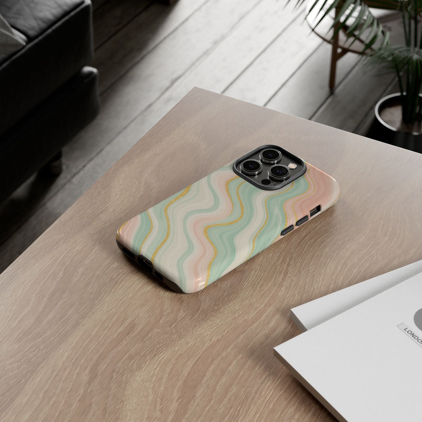 Stylish Phone Case with Abstract Design, Tough Cases for Trendy Protection, Unique Phone Accessories, Gift for Her, Modern Tech Style