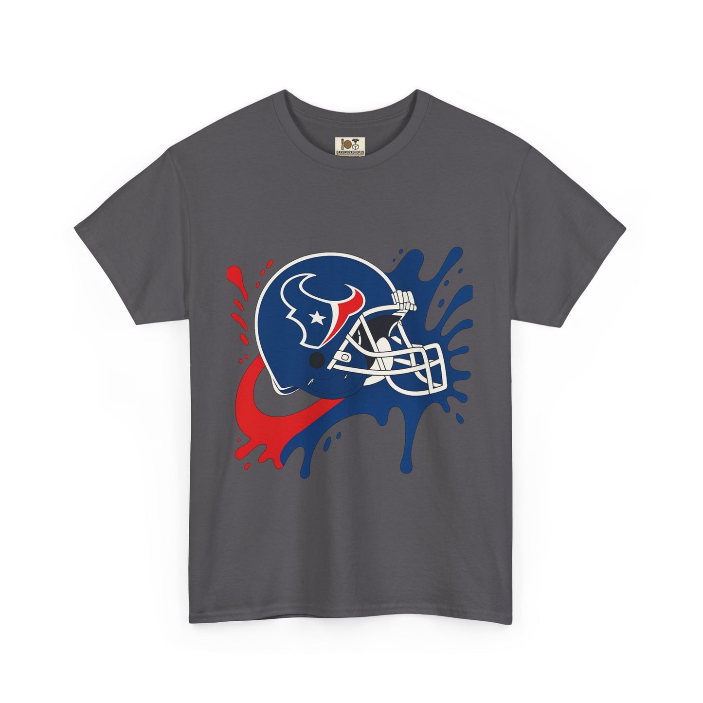 Football Splash Art Tee, Unisex Sports Shirt, Game Day Casual Wear, Gift for Fans, Holidays, Team Spirit Apparel