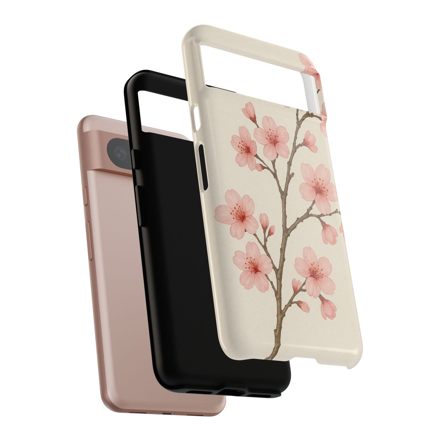 Cherry Blossom Phone Case, Floral Phone Cover, Tough Case for Gifts, Spring Decor, Cute Tech Accessories, Nature Lover's Gift