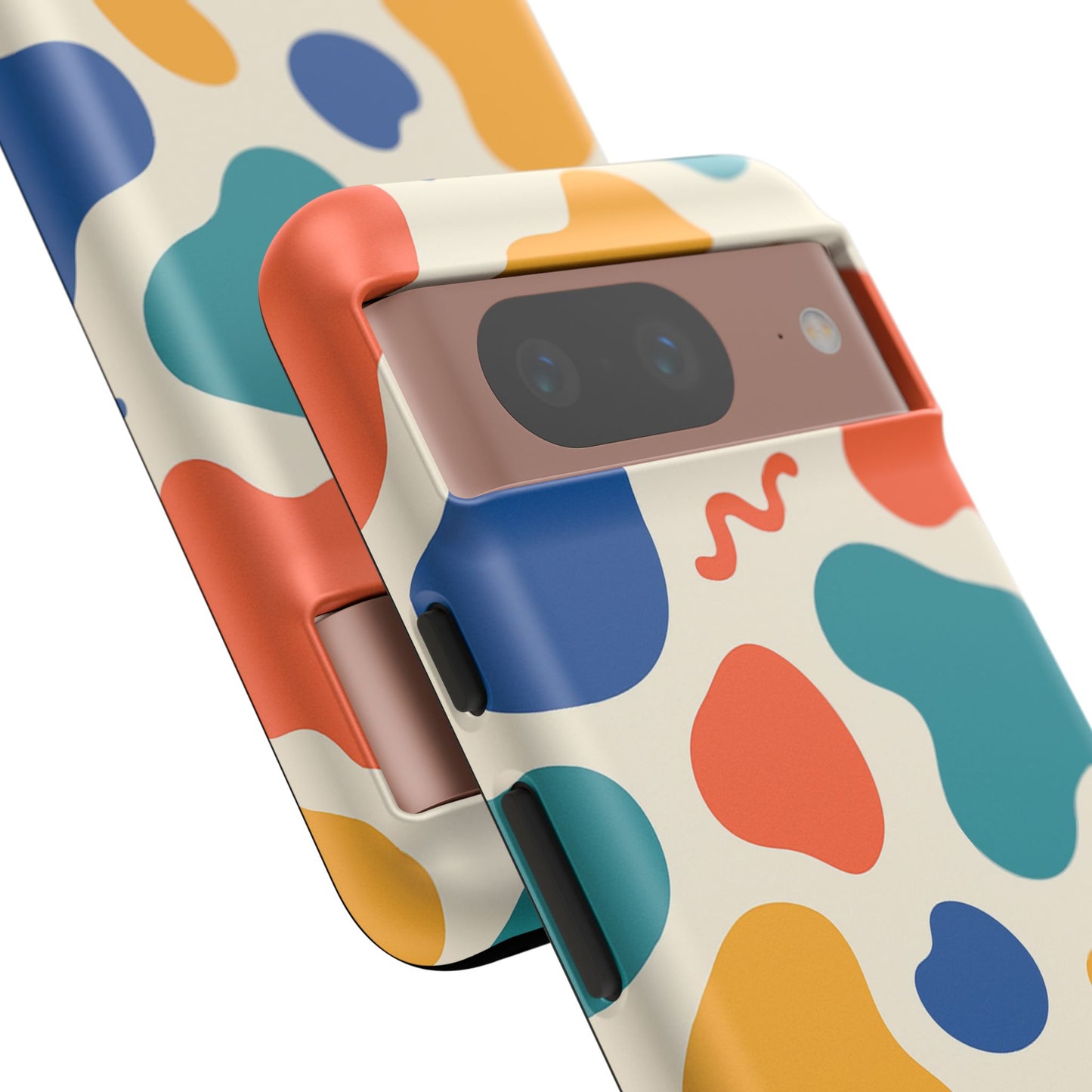 Colorful Phone Case with Abstract Design, Stylish Phone Cover, Trendy Tech Accessory for Her, Unique Gift Idea, Fun Patterned Case