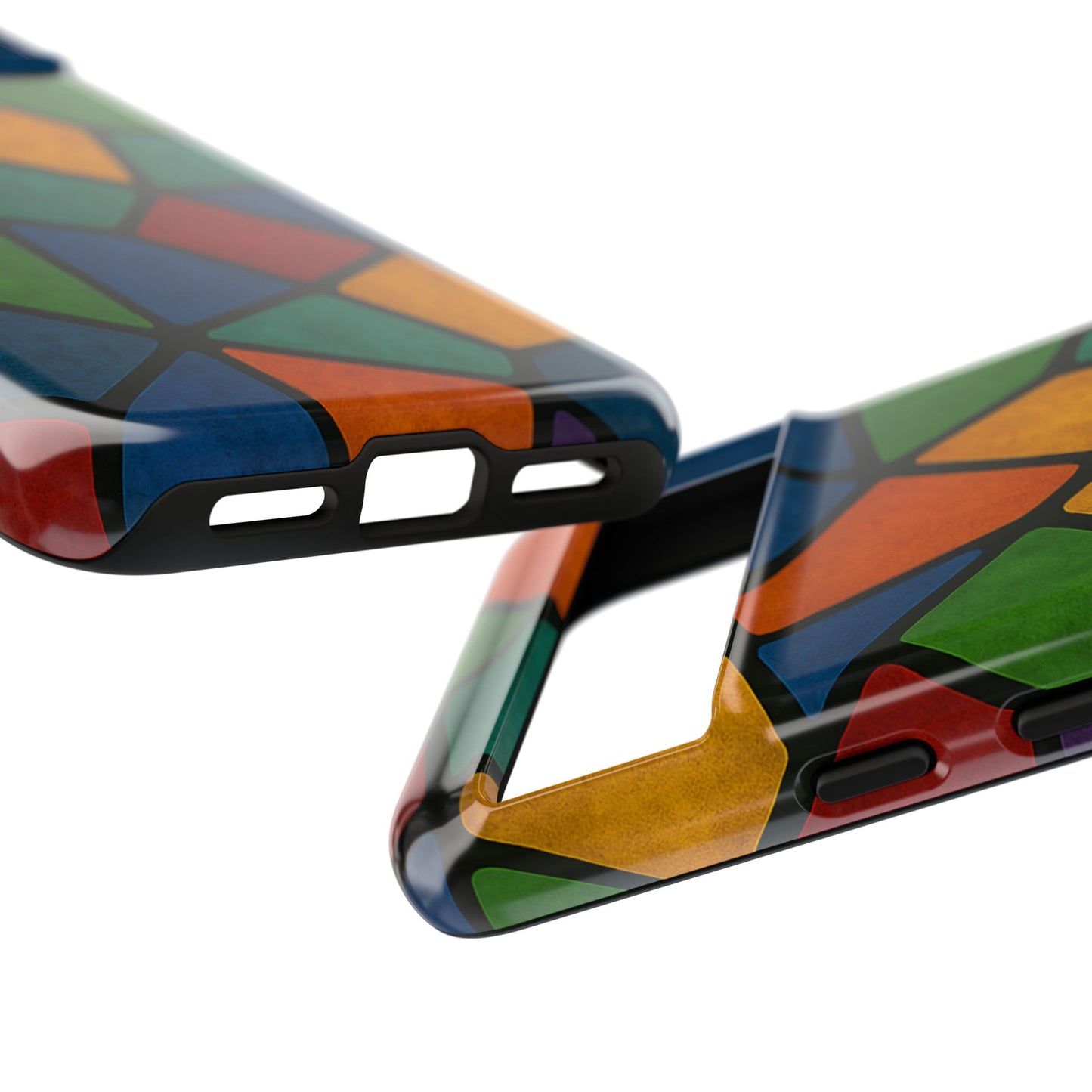 Colorful Mosaic Phone Case, Tough Cell Phone Cover, Vibrant Smartphone Protector, Unique Gift for Weddings, Birthday, Holidays