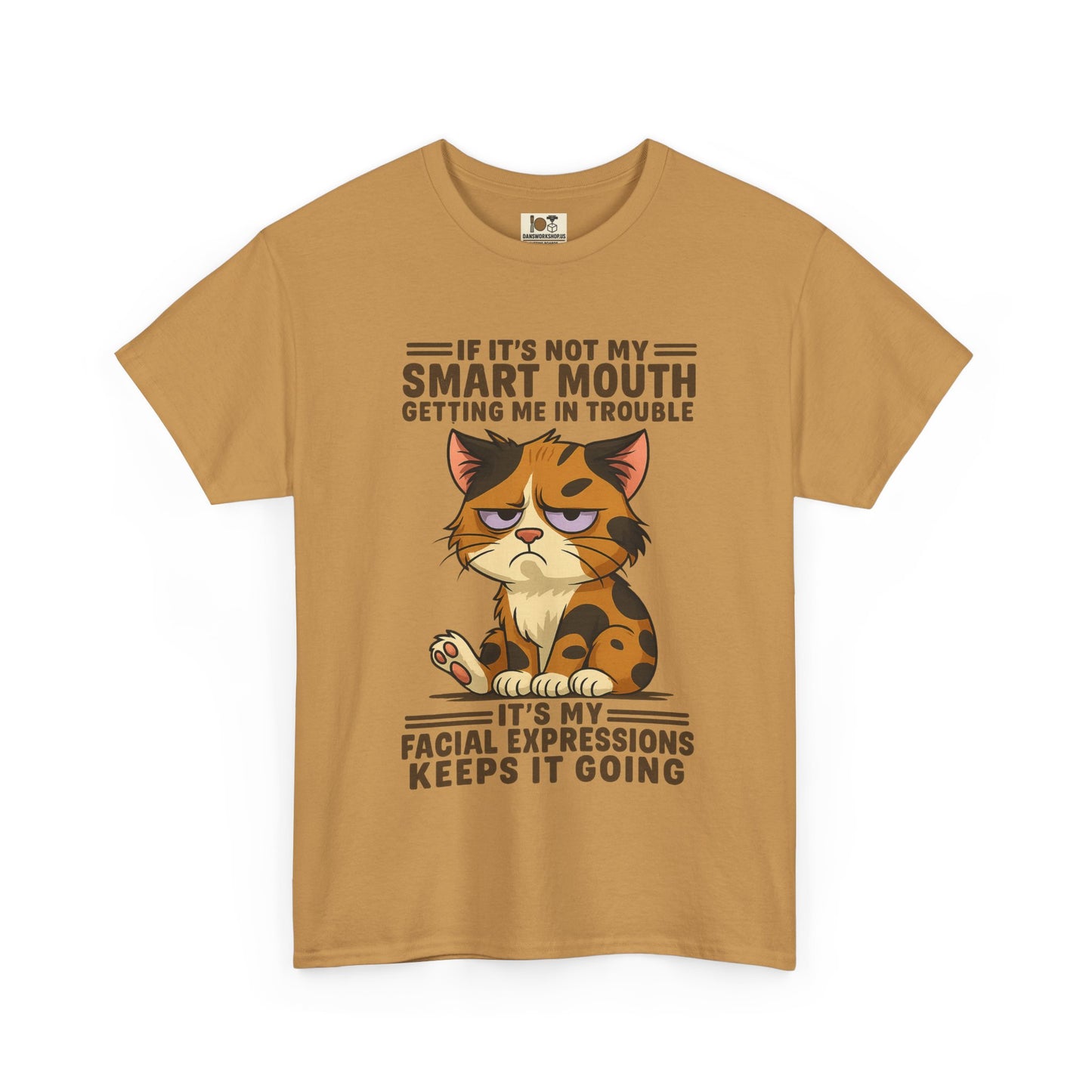 Sassy Cat Quote Tee, Funny Animal Shirt, Unisex Cotton T-Shirt, Gift for Cat Lovers, Humor Apparel, Cute Pet Theme