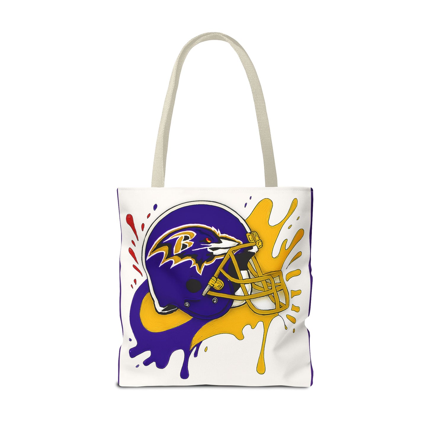 Bold Ravens-Inspired Tote Bag, Football Fan Gift, Sports Tote, Game Day Accessory, Team Spirit Bag, Unique Gift for Her